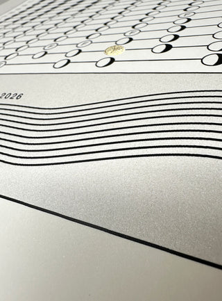 2026 Paper Moon Phase Calendar