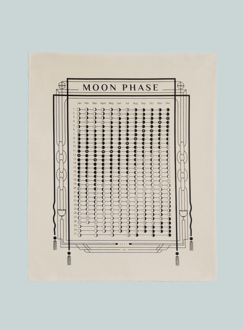 2021 Cloth Moon Phase Calendar