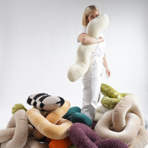 Ivory Chenille Wiggle